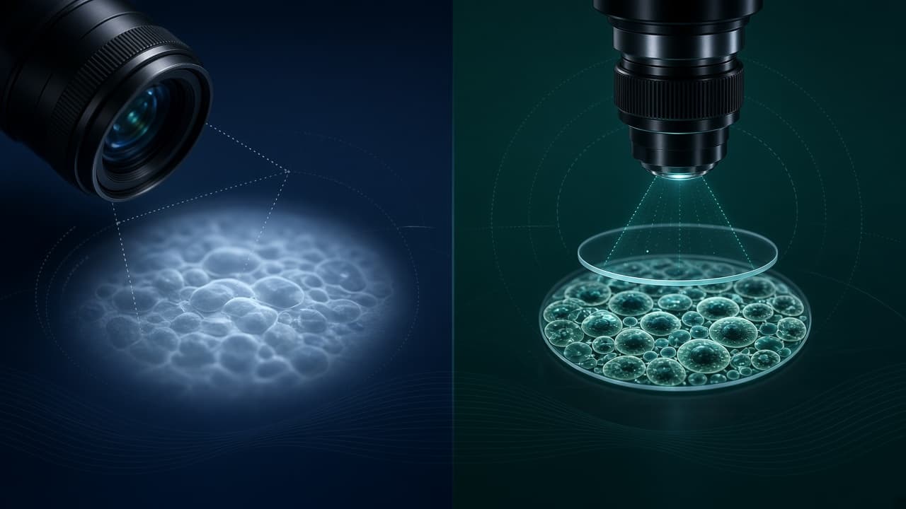 Seeing Bigger vs. Resolving More: Macro Lenses vs Microscope Objectives in IVD